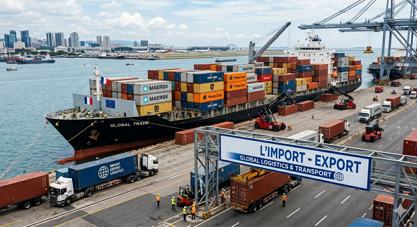Import export général tout produit / construction / matière première industrielle / alimentaire / ecttt